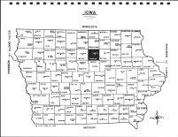 Iowa State Map, Franklin County 1984